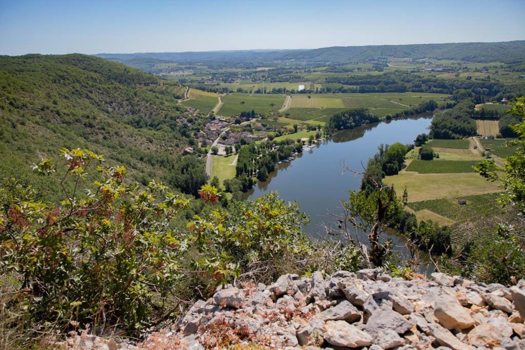 Vila La Taniere Des Druides Luzech Exteriér fotografie